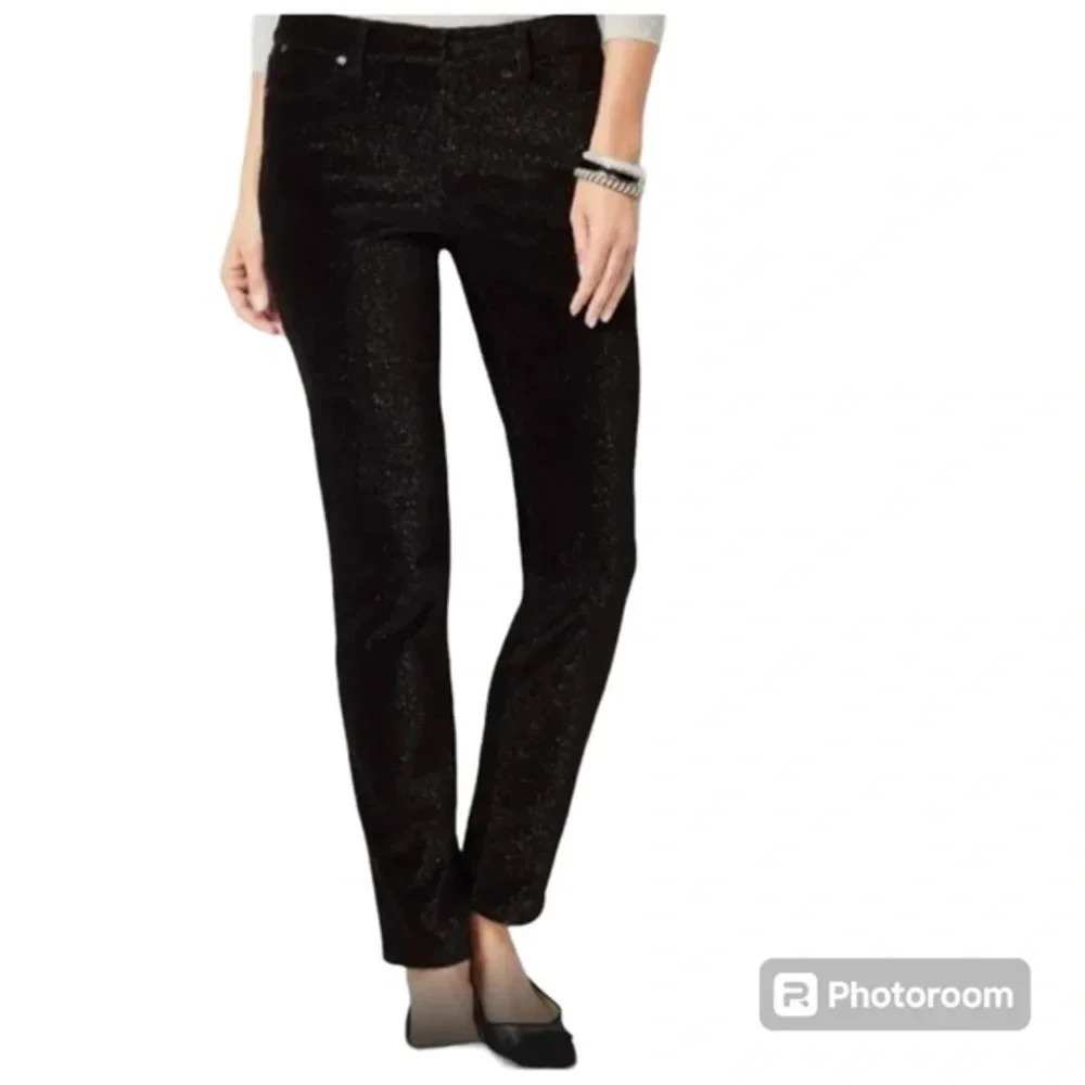 Talbots Flawless Five Pocket Slim Ankle Cords Shiny